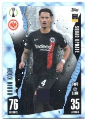 2023-24 Topps Match Attax EXTRA UEFA Club Competition Blue Crystal Parallel 19 Robin Koch (Eintracht Frankfurt)