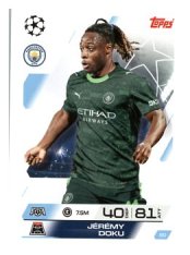 fotbalová kartička 2025-26 Topps Match Attax UCC 60 Jérémy Doku (Manchester City)