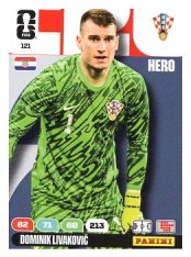 fotbalová kartička World Cup 2026 Adrenalyn XL 121 Dominik Livakovic (Croatia)