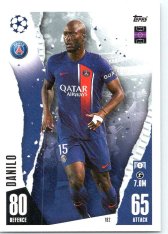 Fotbalová kartička 2023-24 Topps Match Attax UEFA Club Competitions 182 Danilo Paris Saint-Germain
