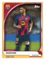 fotbalová kartička 2025-26 Topps Team set FC Barcelona Rashford /325