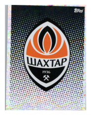 2020-21 Topps Champions League samolepka SHK1 Logo FC Shakhtar Donetsk