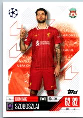 fotbalová kartička 2024-25 Topps Match Attax UEFA Club Competitions  57 Dominik Szoboszlai (Liverpool)