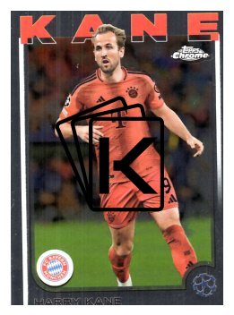 fotbalová kartička 2024-25 Topps Chrome UCC 10 Harry Kane, FC Bayern München