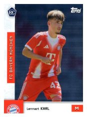 fotbalová kartička 2025-26 Topps Team set FC Bayern Munchen FT-14 Lennart Karl - Rookie Card