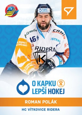 hokejová kartička 2021-22 SportZoo Live Tipsport Extraliga O Kapku Lepší Hokej  KN-13 Roman Polák HC Vítkkovice Ridera /37