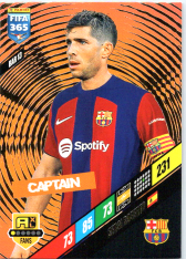 fotbalová karta Panini FIFA 365 2024 Adrenalyn XL BAR13 Sergi Roberto FC Barcelona Captain