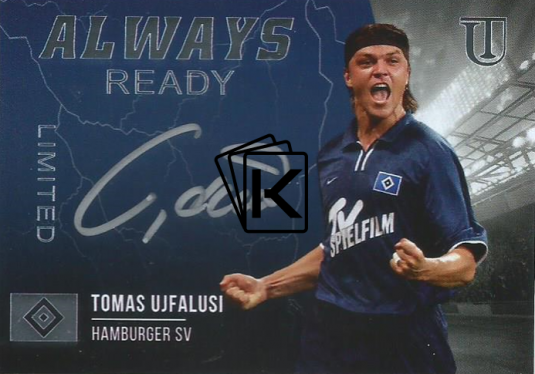 podepsaná karta 2021 Tomáš Ujfaluši Always Ready Limited Hamburger SV