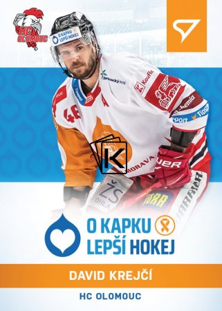 hokejová kartička 2021-22 SportZoo Live Tipsport Extraliga O Kapku Lepší Hokej  KN-08 David Krejčí HC Olomouc /106