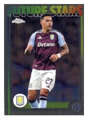 fotbalová kartička 2024-25 Topps Chrome UCC 38 Morgan Rogers, Aston Villa – Future Stars