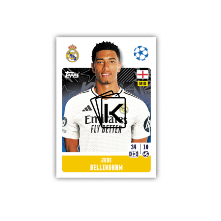2024-25 Topps UEFA Champions League Balíček Samolepek
