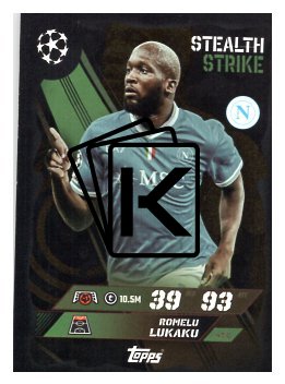 fotbalová kartička 2025-26 Topps Match Attax UCC 455 Romelu Lukaku (SSC Napoli)