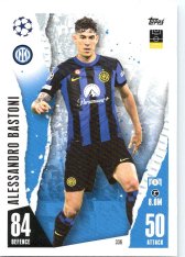 Fotbalová kartička 2023-24 Topps Match Attax UEFA Club Competitions 336 Alessandro Bastoni FC Inter Milan