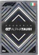 2022 Topps Formule 1 Turbo Attax 55 Team Logo (Scuderia AlphaTauri)
