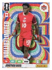 fotbalová kartička World Cup 2026 Adrenalyn XL Limited Edition  Jonathan David (Canada)