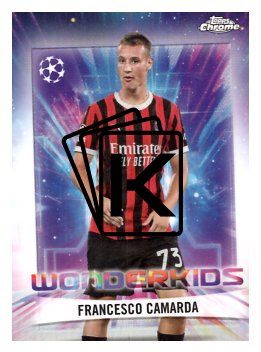 fotbalová kartička 2024-25 Topps Chrome Wonderkids 14 - Francesco Camarda