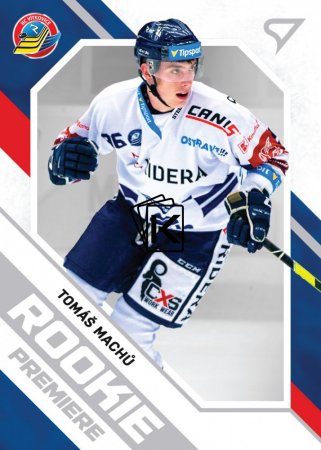 hokejová kartička 2021-22 SportZoo Tipsport Extraliga Rookie Premiere RP-3 Tomáš Machů HC Vítkovice Ridera