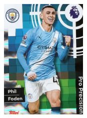 fotbalová kartička 2025-26 Topps  Premier League - Pro Precision 411 Phil Foden (Manchester City)