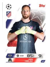 fotbalová kartička 2025-26 Topps Match Attax UCC 137 Jan Oblak (Atlético de Madrid)