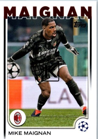 fotbalová kartička 2024-25 Topps UEFA Club Competitions Flagship 198 Mike Maignan AC Milan