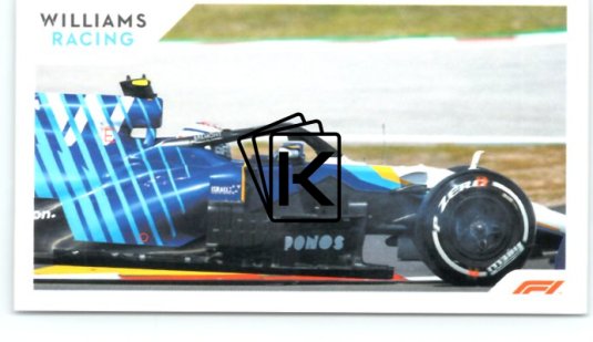 samolepka 2021 Topps Formule 1 Widescreen 219 Nicholas Latifi Williams