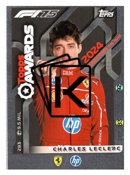 2025 Topps Turbo Attax F1 Scuderia Ferrari Topps Awards  283 Charles Leclerc