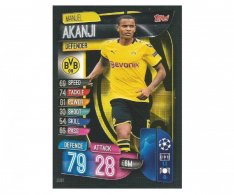 Fotbalová kartička 2019-2020  Topps Champions League Match Attax -  Borussia Dortmund - Manuel Akanji 5