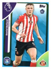 fotbalová kartička 2025-26 Topps  Premier League 348 Daniel Ballard (Sunderland)  -  Rookie-PARALLEL Blue