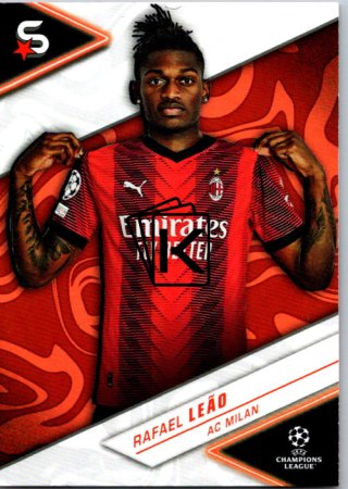 Fotbalová kartička 2023-24 Topps Superstars UEFA Club Competitions 1 Rafael Leão (AC Milan)
