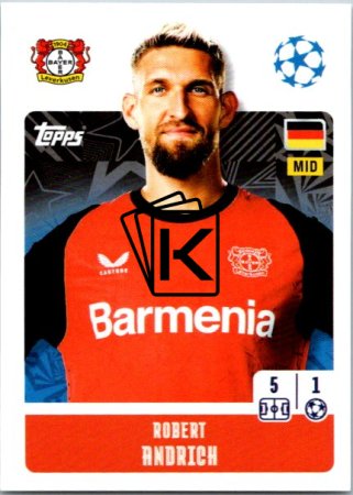 2024-25 Topps Champions League 108 Robert Andrich (Bayer 04 Leverkusen)