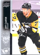 hokejová karta 2021-22 UD Series One 140 Jeff Carter - Pittsburgh Penguins