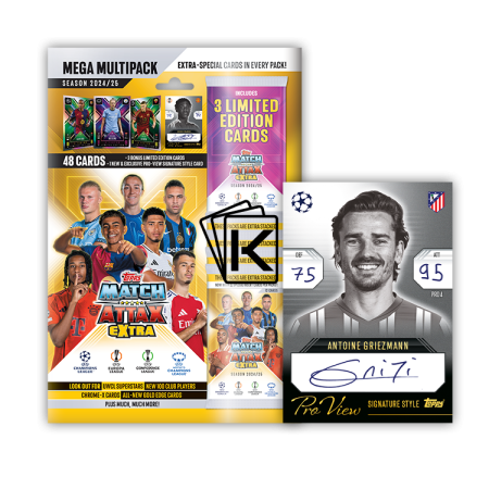 2024-25 Topps Match Attax EXTRA UEFA Club Competitions Mega Multipack