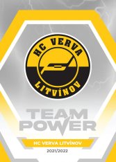 hokejová kartička 2021-22 SportZoo Tipsport Extraliga Team Power TP-35 Týmové Logo HC VERVA Litvínov