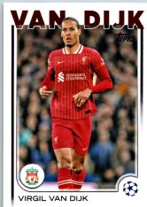 fotbalová kartička 2024-25 Topps UEFA Club Competitions Flagship 44 Virgil van Dijk Liverpool FC