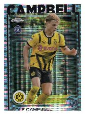fotbalová kartička 2024-25 Topps Chrome parallel 191 - Cole Campbell RC