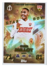 fotbalová kartička 2025-26 Topps Match Attax UCC Starboy Limited Edition LE 21 Enzo Millot (VfB Stuttgart)