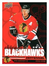 2025-26 Upper Deck Centennial Chicago Blackhawks 47 Eric Weinrich