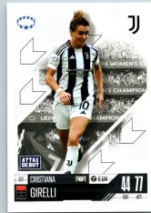 Fotbalová kartička 2024-25 Topps Match Attax EXTRA UEFA Club Competitions UWCL Cards 177.  Cristiana Girelli (Juventus)