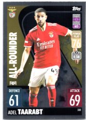 fotbalová kartička 2021-22 Topps Match Attax UEFA Champions All-Rounder 330 Adel Taarabt SL Benfica