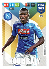 Fotbalová kartička Panini Adrenalyn XL FIFA 365 - 2020 Team Mate 270 Kalidou Koulibaly SSC Neapol