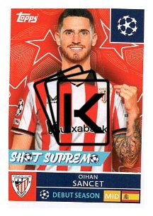 2025-26 Topps Champions League AC Bilbao 106 Oihan Sancet