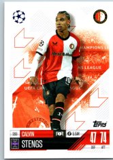 fotbalová kartička 2024-25 Topps Match Attax UEFA Club Competitions 269 Calvin Stengs (Feyenoord)