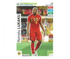Fotbalová kartička Panini Adrenalyn XL Road To Euro 2020 Team Mate Romelu Lukaku 18