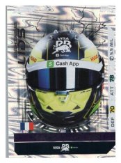 2025 Topps Turbo Attax F1 VCARB Helmet LL8 Isack Hadjar