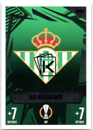 Fotbalová kartička 2023-24 Topps Match Attax UEFA Club Competitions 307 Real Betis Balompie