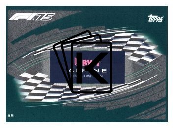 2025 Topps Turbo Attax F1 BWT Alpine  55 Team Logo-Paralel Emerald