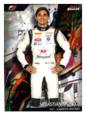 2024 Topps Finest F1 Common 53 Sebastián Montoya – F3 – Campos Racing