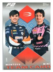 2025 Topps Turbo Attax F1 Prema Racing F2 Teams HP 184 Montoya/Mini