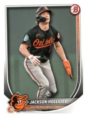 Baseballová karta 2025 Bowman 77 Jackson Holliday, Baltimore Orioles