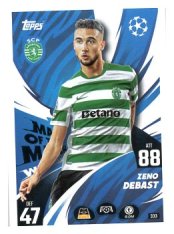 fotbalová kartička 2025-26 Topps Match Attax UCC 333 Zeno Debast (Sporting Clube de Portugal)